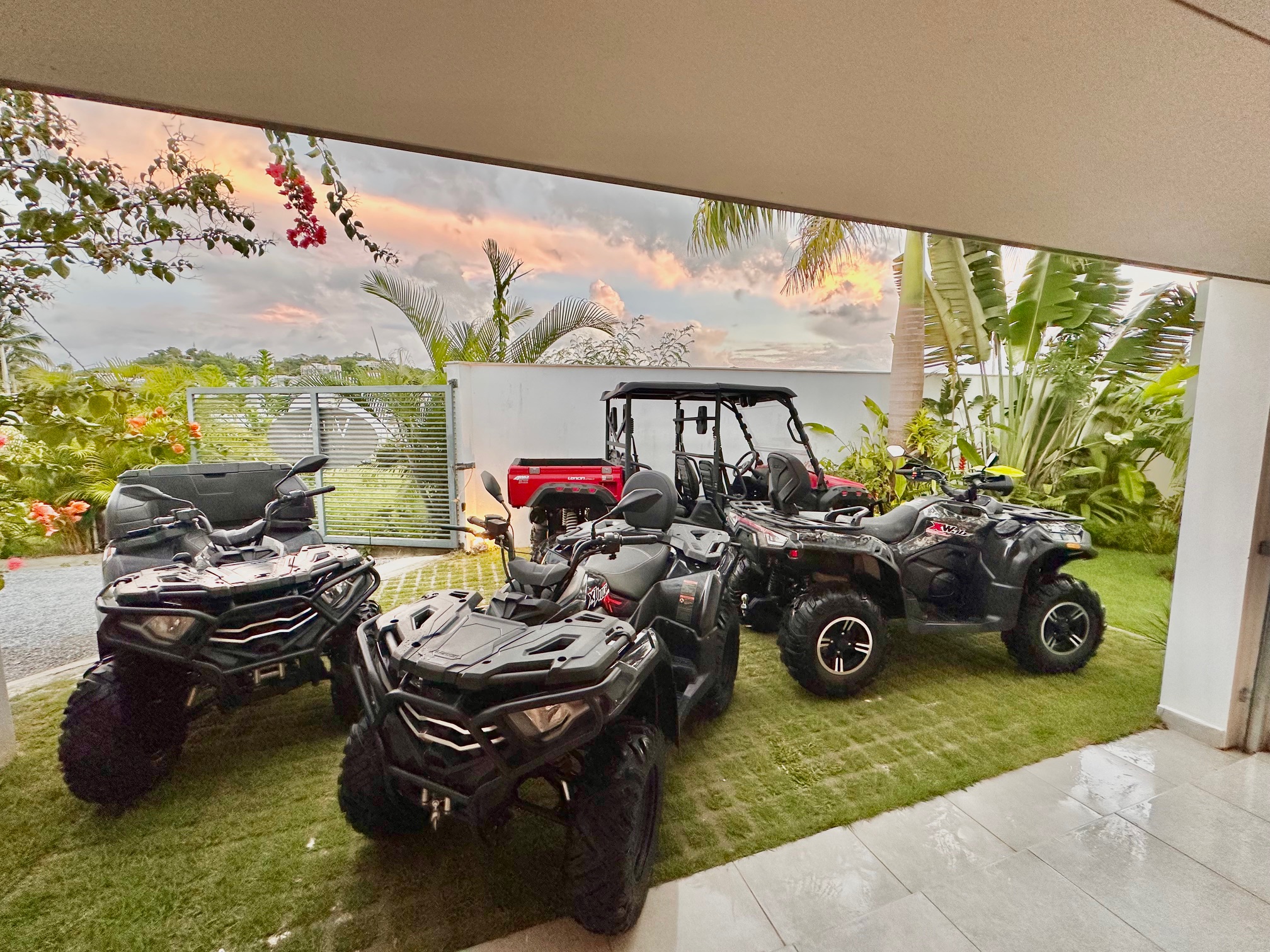 Premium ATV rentals in Las Terrenas - Loncin xWolfe 300 and 550 models available for exploring Samaná Peninsula beaches and trails